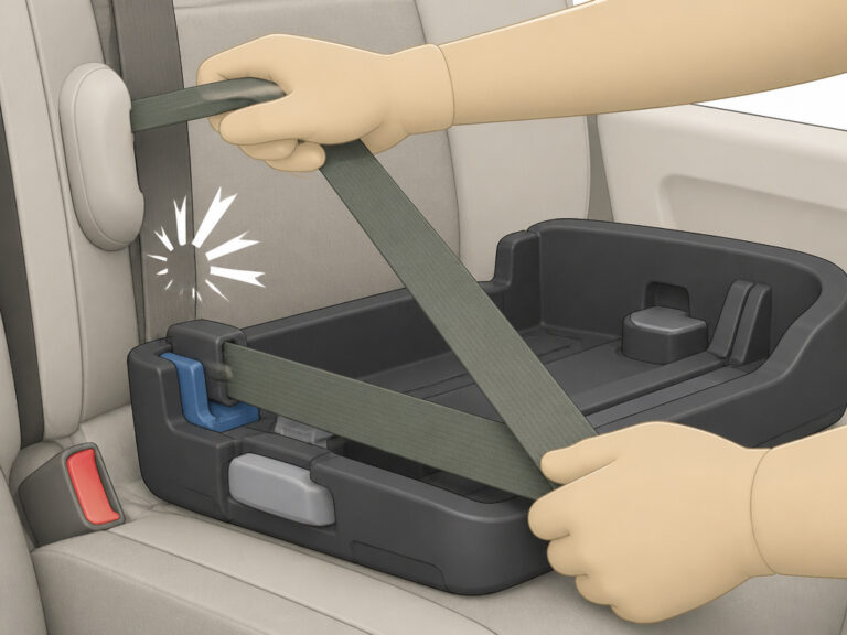 How to Put a Car Seat Base in Your Car Correctly & Safely
