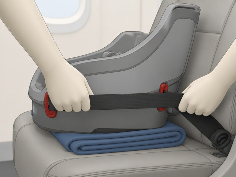 Infant Car Seat Plane Installation: Key Methods and Rules