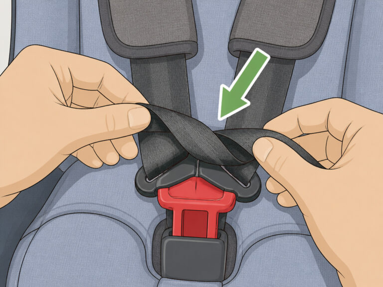 Correct Timing for Adjusting Straps on an Infant Car Seat