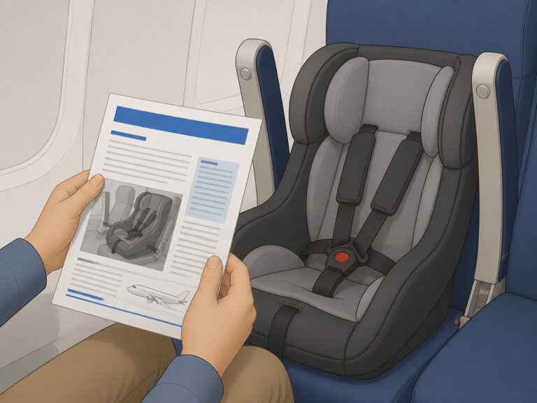 Can I Bring a Car Seat on a Plane? Identifying FAA Labels